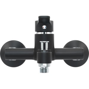 baliv Wannenarmatur WA-5760, schwarz matt, für die Badewanne.