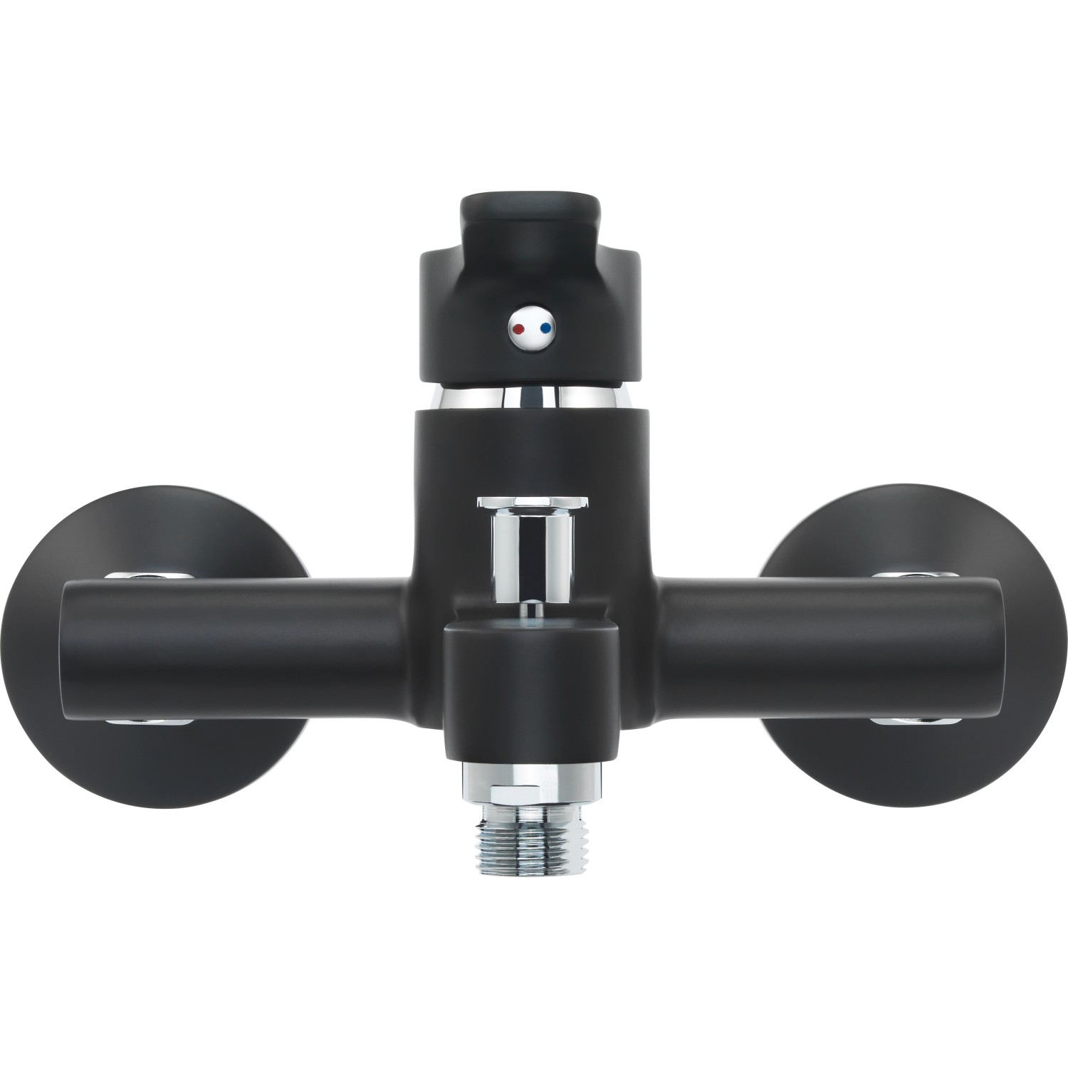 baliv Wannenarmatur WA-5760, schwarz matt, für die Badewanne.