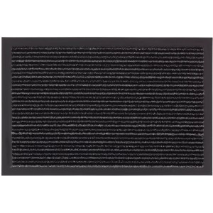 Anthrazitfarbene ASTRA Sauberlaufmatte Jade, 80x120 cm, für den Innenbereich.