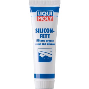 Tube Liqui Moly Silicon-Fett, transparent, 100g. Schmierstoff für vielfältige Anwendungen.