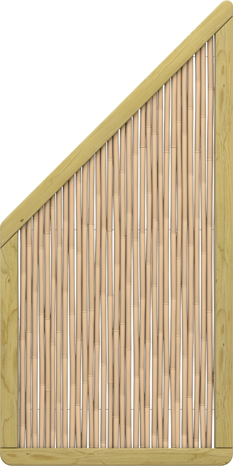 Sichtschutzzaun Element Bambu Anschluss 89 x 179 auf 89 cm kaufen bei OBI