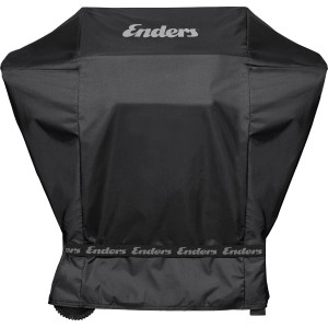 Schwarze Enders Wetterschutzhülle für San Diego 2+3 Gasgrill, wasserdicht und UV-beständig.