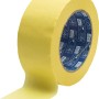 Gelbes LUX Flachkrepp Klebeband, 50mm breit, für saubere Farbkanten beim Malen.