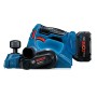 Bosch Professional Akku-Hobel GHO 18V-LI Solo, blauer Elektrohobel mit Akku.