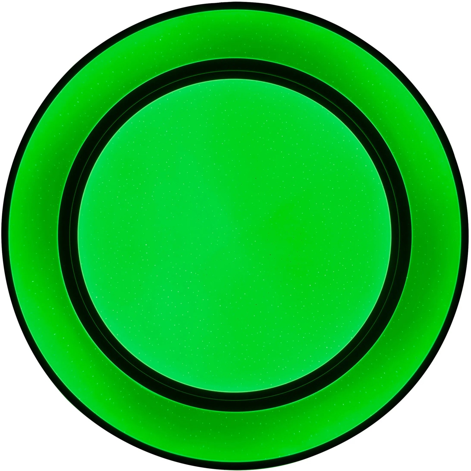 Grüne LED-Deckenleuchte Monterey, 47,5 cm Durchmesser.