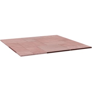 Sandsteinplatten Modak im Römischen Verband, 4 Formate, für Terrassen und Gehwege.