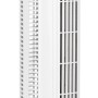 Weißer Tristar Säulenventilator, 75 cm hoch, mit integriertem Griff. Ventilator für den Innenbereich.
