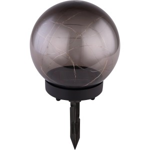 Globo LED-Solaraußenleuchte Kugel, Ø 15cm, mit 20 warmweißen LEDs. Dekorative Gartenbeleuchtung.
