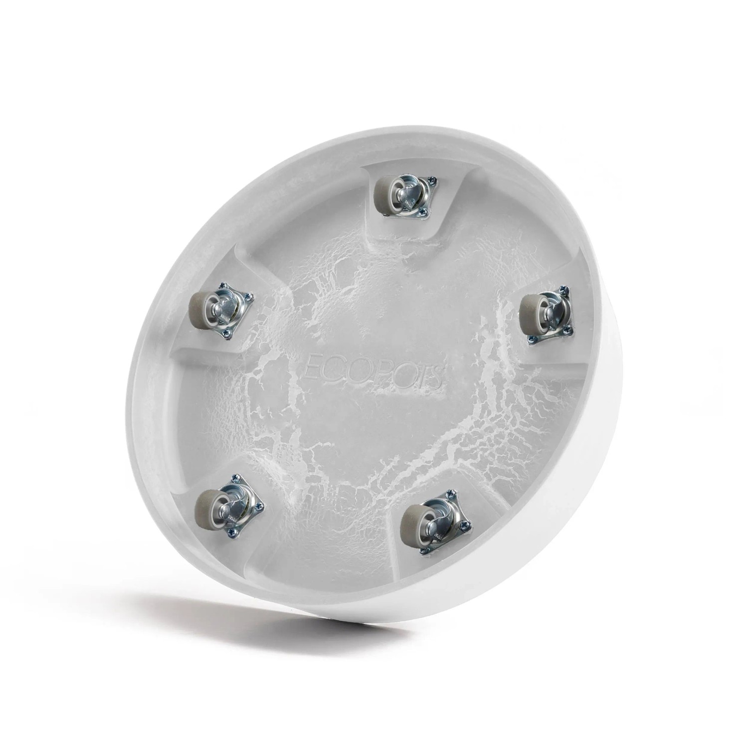 Ecopots Untersetzer Oslo Rollen Weiß 32,2 cm x 8,5 cm_3