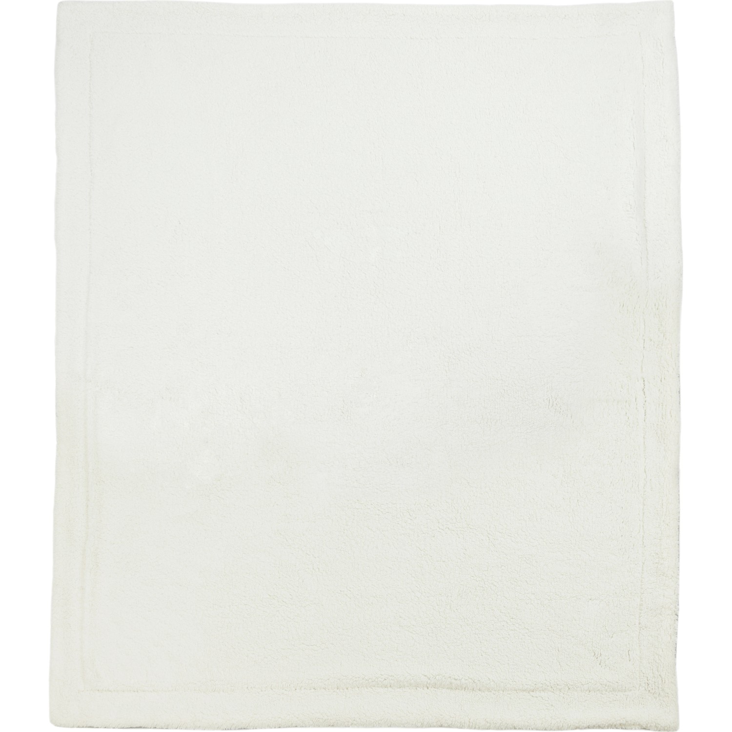 Dunkelgraue Fleecedecke Sherpa (130x150cm) mit Lammwollplüsch, Wendewohndecke.