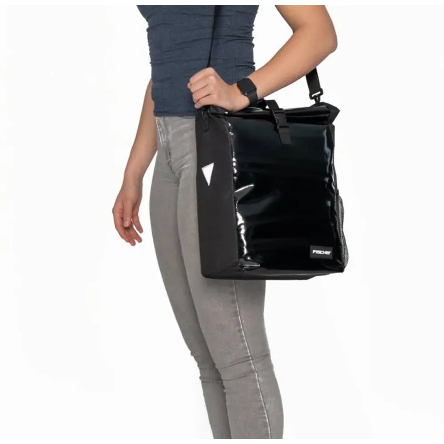 Fischer Fahrrad-Gepcktrgertasche Kurier Schwarz kaufen bei OBI