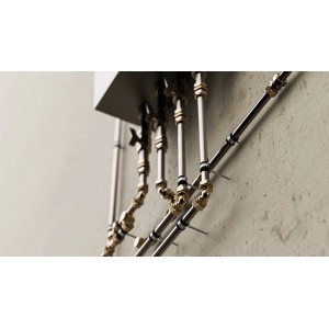 Kirchhoff T-Stück 18mm Klemmfitting aus Messing für Kupferrohr Installation.