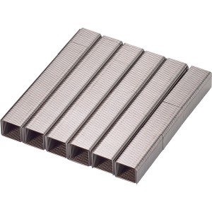 LUX Edelstahlklammern, 11,4 mm x 12 mm, 1200 Stück, für Tacker.