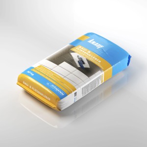 Knauf Bau- & Fliesenkleber Grau, 20 kg Sack. Fliesenkleber für keramische Fliesen.
