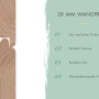 Detailaufnahme 28 mm Wandprofil für Karibu Gartenhaus aus Fichte mit wasserabweisender Profilierung.