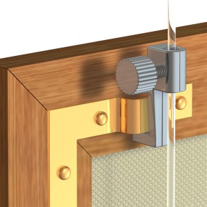 Artiteq Leistenhänger 2er-Set zur Befestigung an Bilderrahmen-Rückwand.