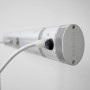 VASNER SlimLine X20 Infrarot-Heizstrahler, 2000W, Silber, Detailansicht mit Schalter und Kabel.