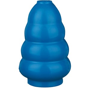 Blauer Trixie Jumper aus Naturgummi, 10 cm, für Hunde als Apportierspielzeug.