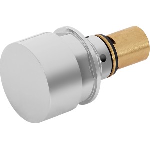 Messing Oberteil, selbstschließend, 42x42mm, für baliv Kaltwasserventil KV-4020.