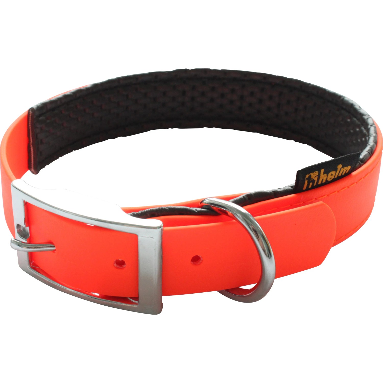 Hundehalsband Aus Biothane – 2,5 Cm Breit, 65 Cm Lang, Farbe Blau 318 – Wasserabweisend, Langlebig, Made In France