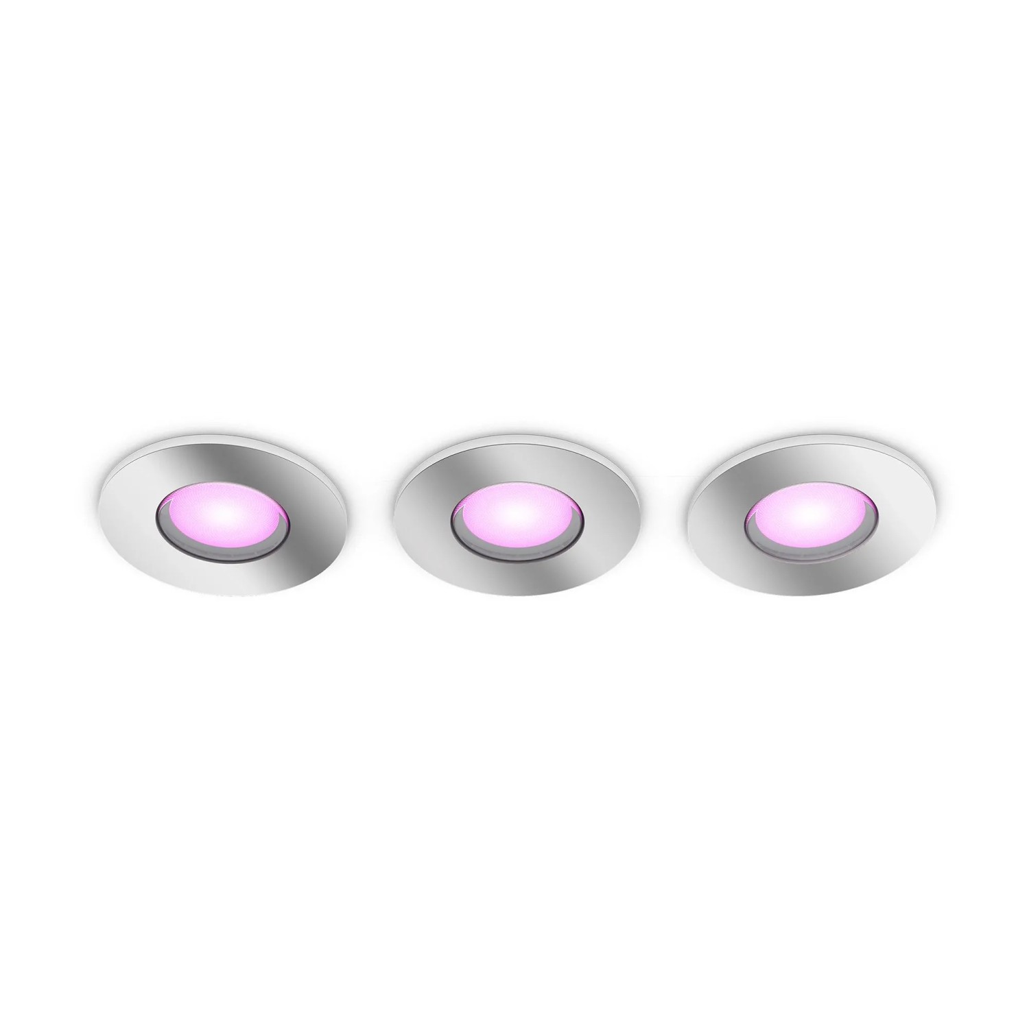 Philips Hue Smart-Einbauspot Xamento White & Color Ambiance Chrom 3er Pack_2