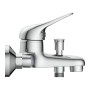 Schütte Wannenarmatur Porto Chrom, elegante Badarmatur für die Wanne.