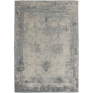 Grauer Vintage Teppich Miamar, 120x170 cm, mit verwaschenem Muster. Flachgewebe Teppich.
