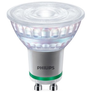 Philips GU10 LED Reflektor, 2,1W, Warmweiß. Energiesparendes Leuchtmittel für angenehmes Licht.