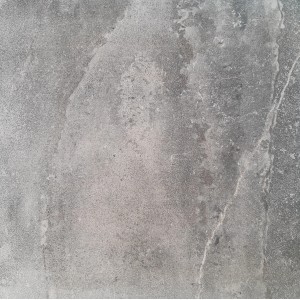 Feinsteinzeug Terrassenplatte Aspen Anthrazit, glasiert, matt, 60x60 cm.