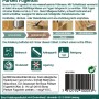 Bona Home Parkett Fugenkitt: Füllmasse zum Ausbessern von Parkettfugen, einfache Anwendung.