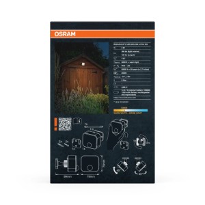 Osram Außenwandleuchte Endura Style USB Adj SQ Dunkelgrau 9,9 cm x 7,8 cm x 7 cm