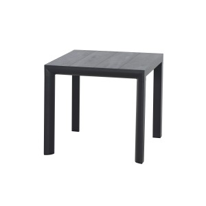 Rechteckiger Siena Garden Gartentisch Silva, 80x80 cm, mit Keramik-Tischplatte und Aluminiumrahmen.