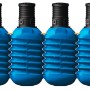 4 blaue 4rain Erdtanks Modularis 10.000 l mit schwarzem Domschacht. Komplettsystem für die Regenwassernutzung.