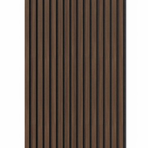 Denpanels Akustikpaneel Acu-Line Walnuss auf Melamin Filz 260 cm