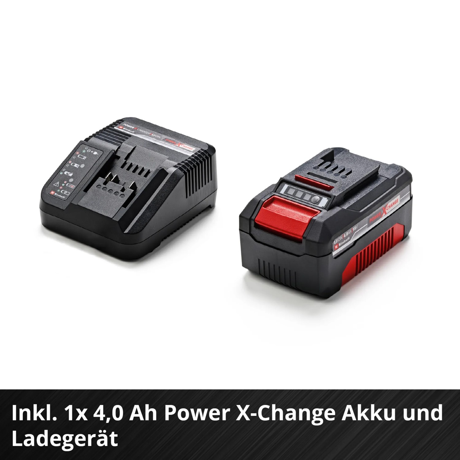 Einhell Akku-Laubbläser GE-UB 18/250 Li E: 4 Ah Akku und Ladegerät im Set.