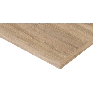 Regalboden Eiche Sonoma, 80x50 cm, melaminbeschichtet, für Möbelbau & Regale.