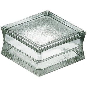 Betonglas Gehämmert 19 cm x 19 cm x 10 cm