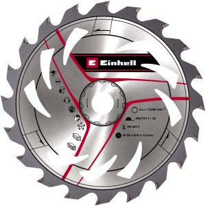 Einhell Accessory Sägeblatt für Handkreissägen HM 150 mm x 16 mm Z20