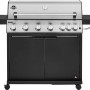 Jamestown Kane 6 Gasgrill mit 6 Brennern, Seitenkocher und Unterschrank.