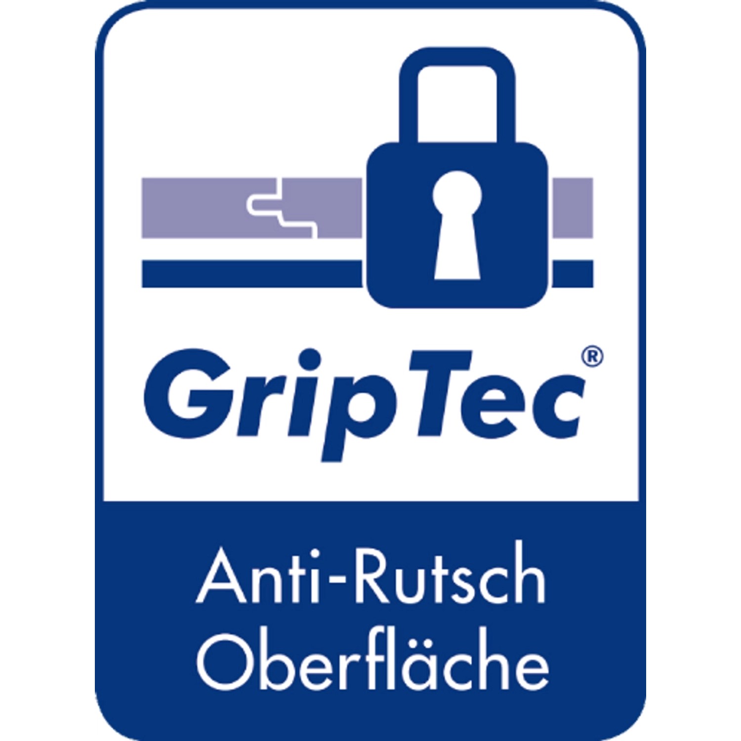 GripTec Logo für Selitbloc Trittschalldämmung mit Anti-Rutsch Oberfläche.