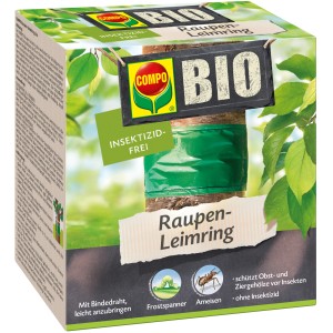 Compo Bio Raupen-Leimring 5m, insektizidfreie Leimfalle zum Schutz von Obst- und Ziergehölzen.