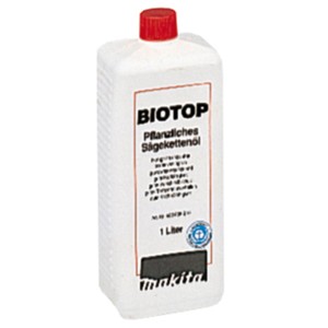Makita Biotop Sägekettenöl, 5 l Kanister, pflanzlich und biologisch abbaubar.