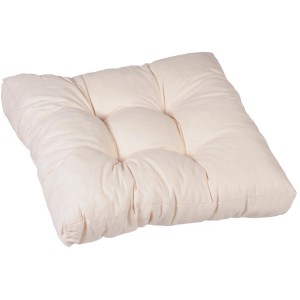 Beo Paletten-Sitzkissen, 80x80 cm, Creme. Bequemes Kissen für Palettenmöbel, ideal für Garten und Terrasse.