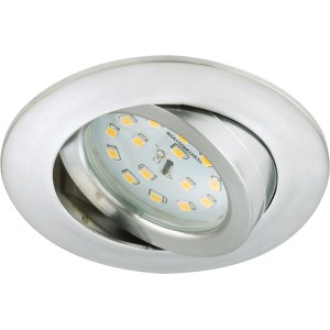 Briloner LED-Einbaustrahler Attach Dim, Aluminium, Ø 8,2 cm. Dimmbarer LED Spot für den Innenbereich.