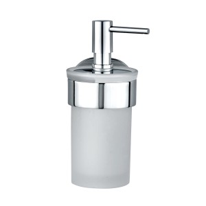 Wenko Seifenspender Maribor, silber glänzend, 150 ml, mit UV-Loc® Befestigung.