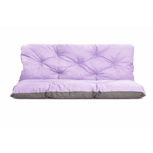 Setgarden Enkel Set Palettenkissen 120x60x60cm Sitzkissen + Rückenkissen 1tlg Purple