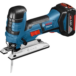 Bosch Professional Akku-Stichsäge GST 18 V-Li mit Akku und L-Boxx.