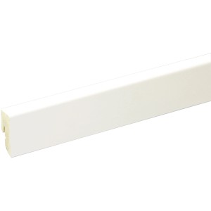 FN Neuhofer Sockelleiste SU047L Fichte/Kiefer Starkfolie Weiß