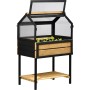 Dobar Hochbeet 4-Jahreszeiten Gr. L 76 x 48 x 118 cm Anthrazit FSC®