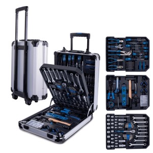 Scheppach Werkzeugkoffer WZT187 Aluminium 187-teilig